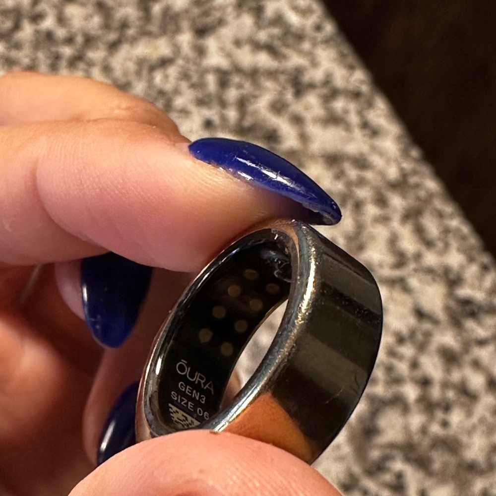 Oura Gen 3 Gold Smart Ring Size 6
